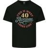40th Birthday 40 Year Old Awesome Looks Like Unisexs Light Cotton TShirt