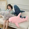 TWDRTDD Shark Plush Fun Blue Fluffy Animal Bedroom Store School Entrance Graduation Christmas Gift Toy, Oversized, Cute, Toy, Whale, Cute, Doll, Gift,
