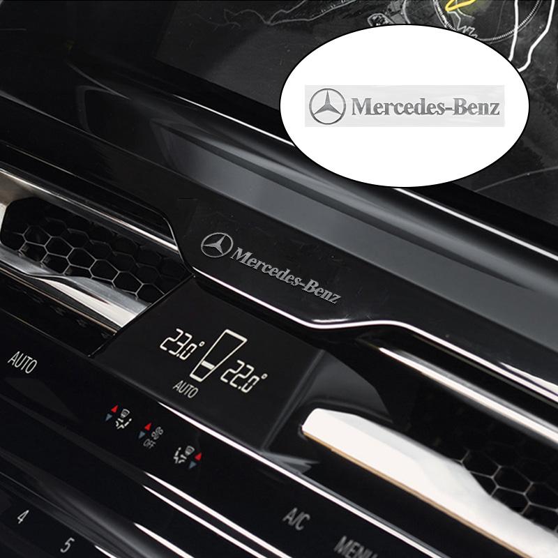 3D Metal Emblem Sticker Car Styling Interior Decoration Decals For Mercedes Benz Brabus Maybach W204 GLC CLA GLK W205 W203 W206
