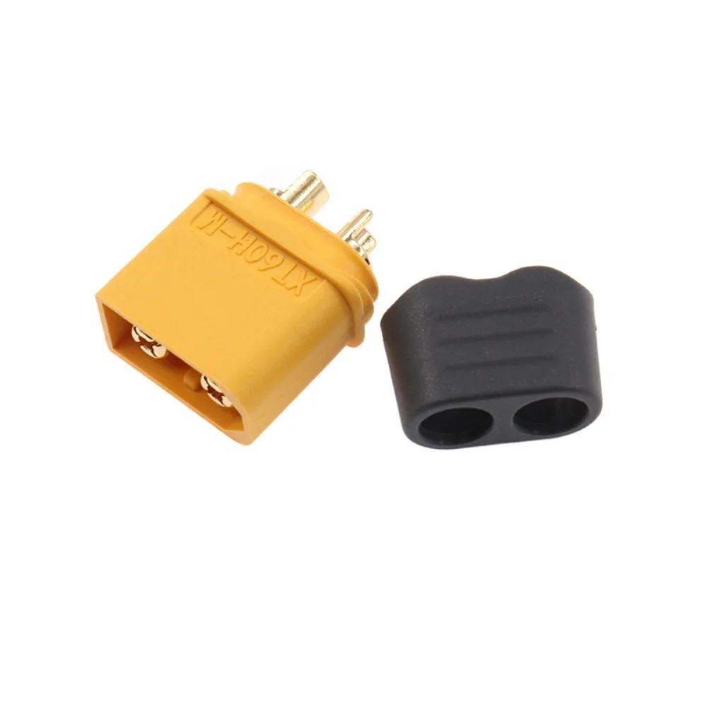 XT60E-F Female Plug and Dust-proof Cover Power Fixed Battery Interface Connector Power Battery Connecting Adapter DIY RC Model