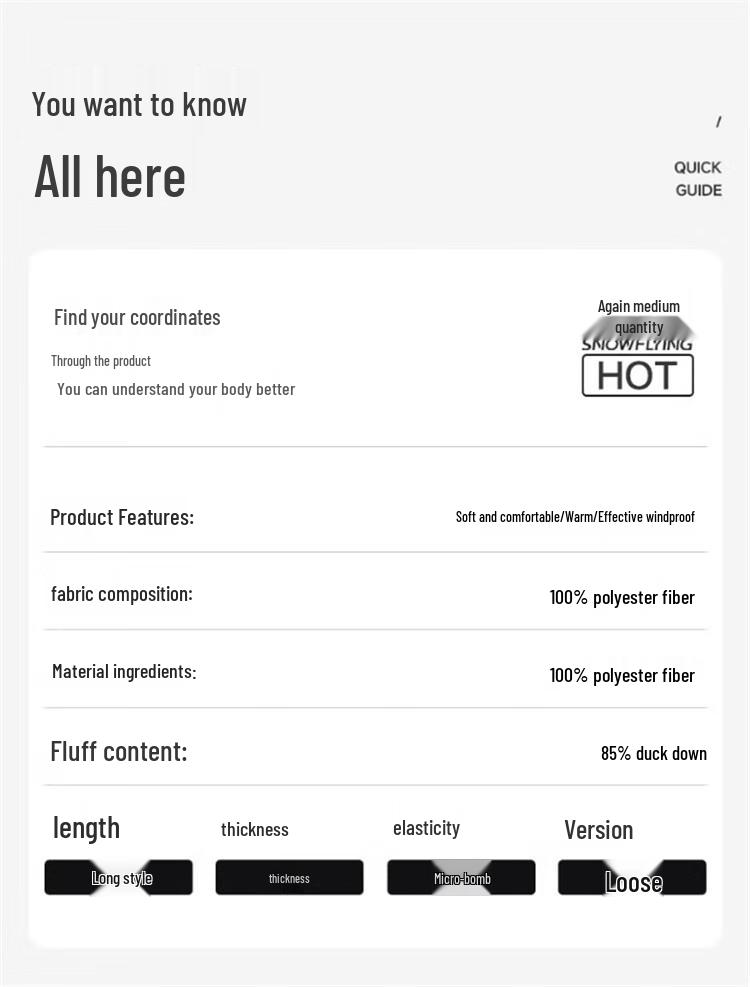 SNOWFLYING Women's Long Winter Down Jacket X40144614F