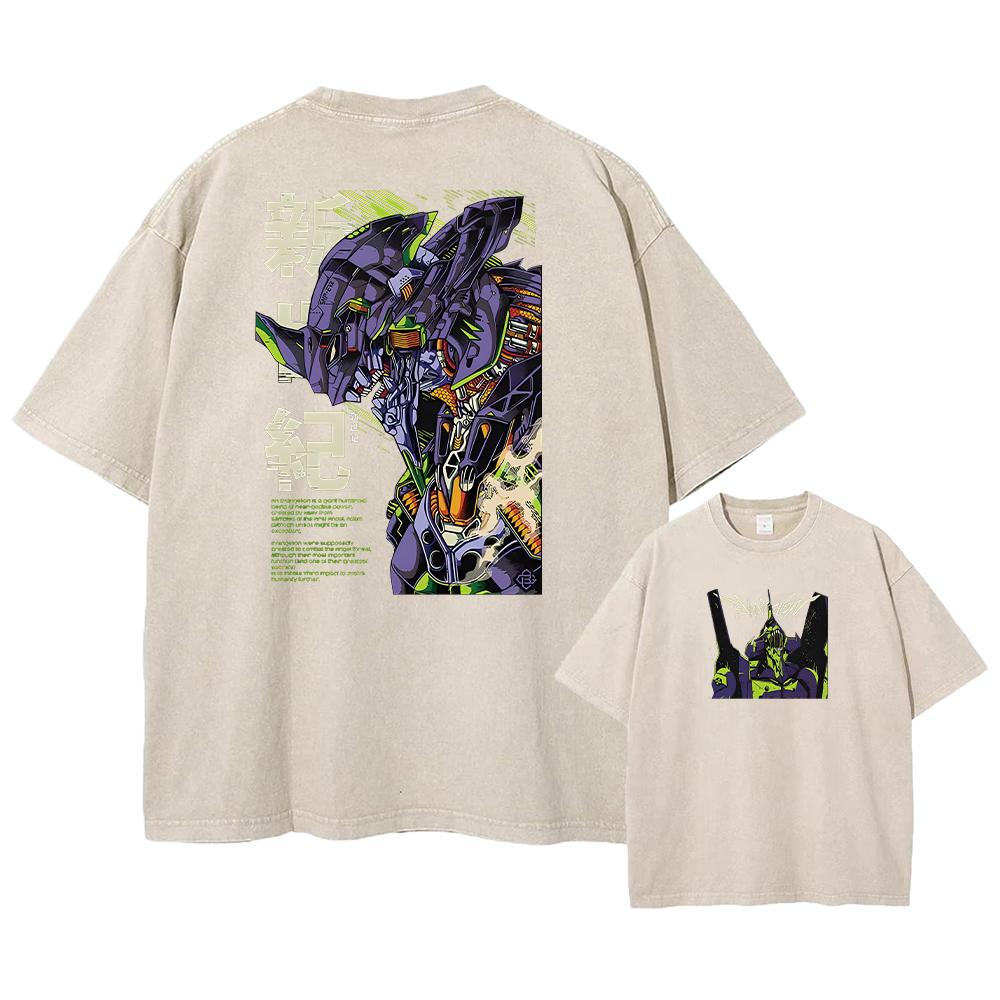 Graphic Vintage Acid Wash Cotton Tee for Men Women Summer Oversized TShirt Short Sleeve Crewneck Tops Cosplay Outfits