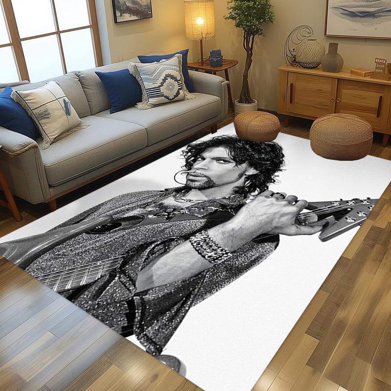 Prince's Iconic Guitar Artistry carpet Living room and bedroom mats floor mats Art Bathroom mat Room