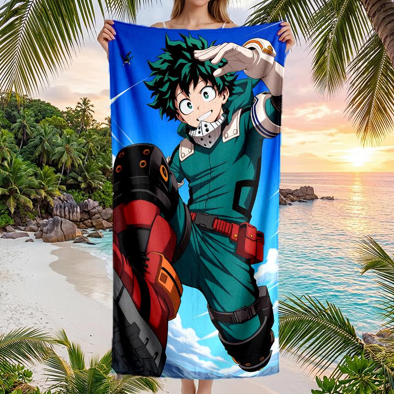 Deku Fashion Beach Towel: Ideal for Summer Adventures Soft, absorbent and quick drying suitable for swimming and bathing
