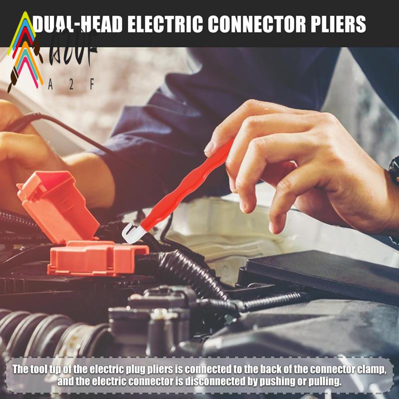 A20F-2Pcs Electrical Disconnect Pliers, Electrical Connector Separator, Automotive Tools Electrical Connector Pliers