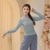 OEING Women's Mesh Splicing Dance Top