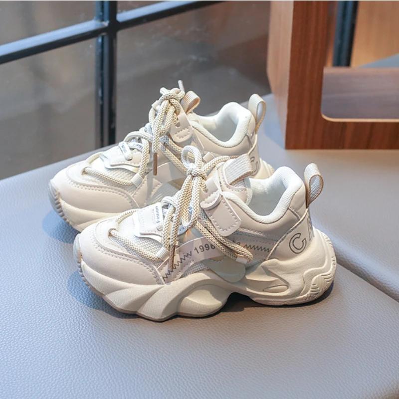 Children's Sneakers Spring Autumn Versatile Kids School Running Shoes Fashion Non-slip Boys Girls Sports Tennis Shoes Breathable