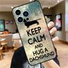 Sausage Dog Dachshund Quotes Case For iPhone 17 15 14 13 12 11 16 Pro Max Mini Plus 16e 17 Air Bumper Cover Accessories