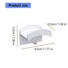 2Pcs Multifunctional Headphone Hook Holder Featuring Anti Slip Pad for Secure Hanging and Space Saving on Desks