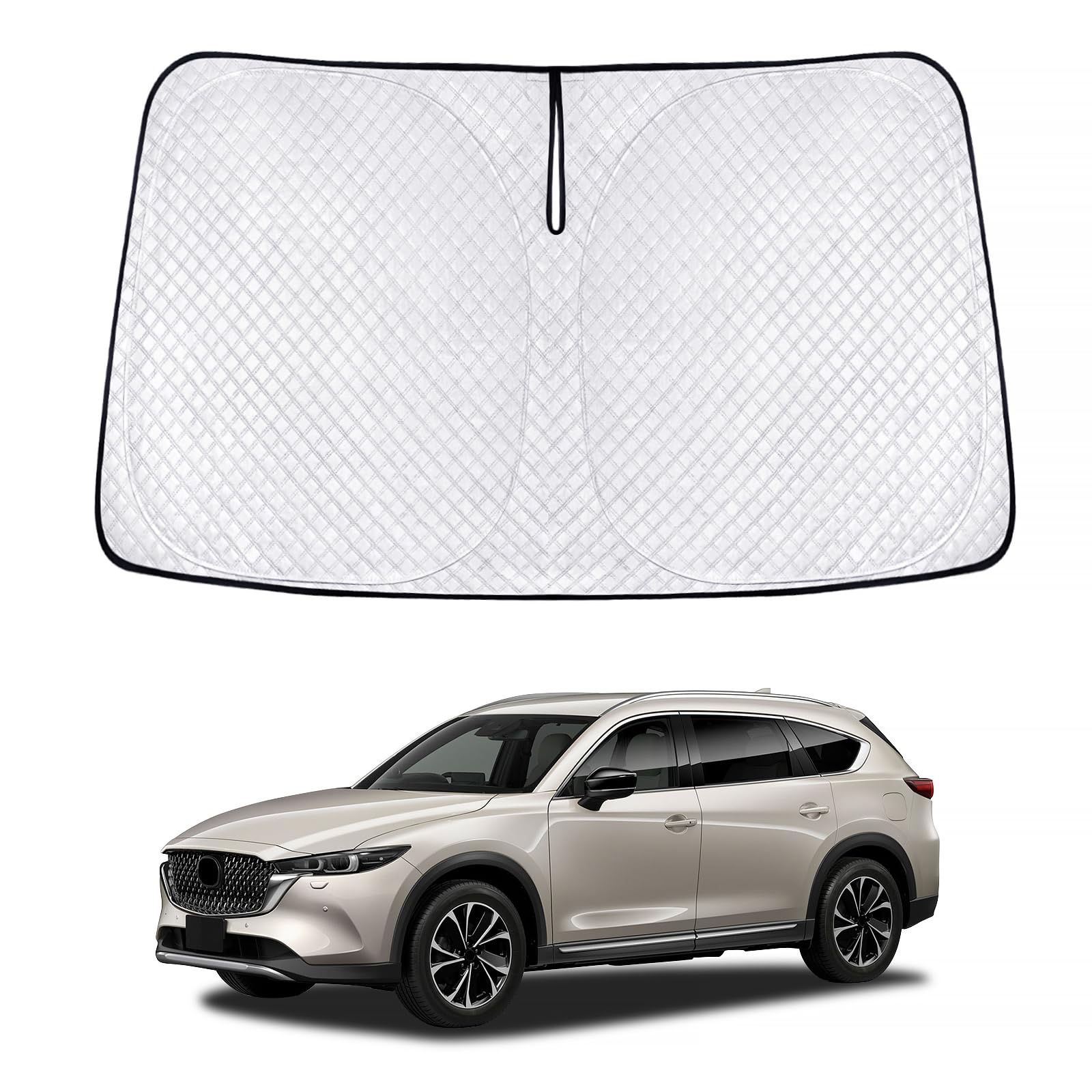 

Новый солнцезащитный козырек на лобовое стекло серии Mazda KG, совместимый с УФ-защитой и солнцезащитой, складной для конфиденциальности и идеально подходящий для автомобиля, настраиваемый CX-8 (KG5P/KG2P) -