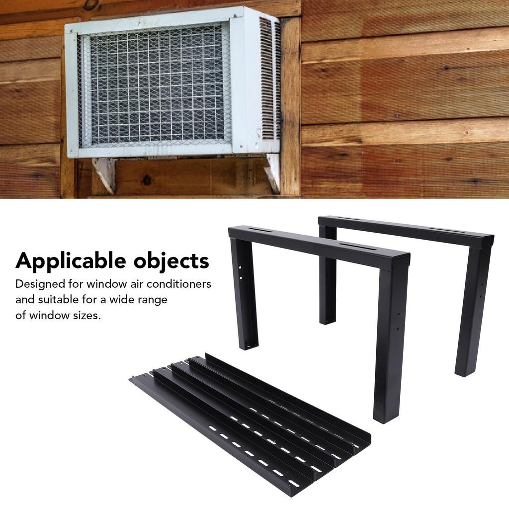 Split Air Conditioner Stand High Load Bearing Steel Ground Bracket for Ductless Air Conditioners Heat Pump System