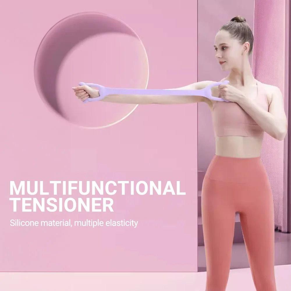 

8 Shaped Yoga Elastic Band Muscle Stretching Fitness Resistance Bands Workout Equipment