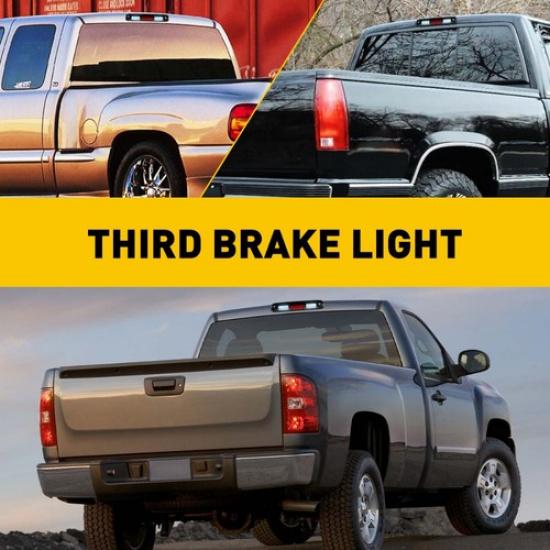 For Silverado Chevy 99-2007 GMC Sierra 3rd LED Third Brake Light Cargo Lamp EOA