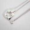 [Used] TIFFANY 925 Open Cross Long Pendant/Necklace/g517-33