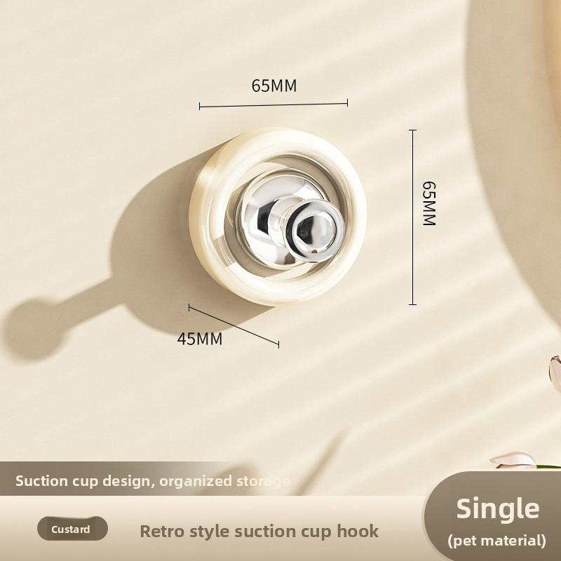Suction Cup Hook, Strong Vacuum Non-drilling, Sticky Hook, Towel Rack, Kitchen, Bathroom, Toilet, No Trace, Movable
