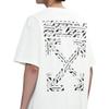 OFF-WHITE Oversized Fit Airport Tape T-Shirt White Men Streetwear OMAA038S201850030188