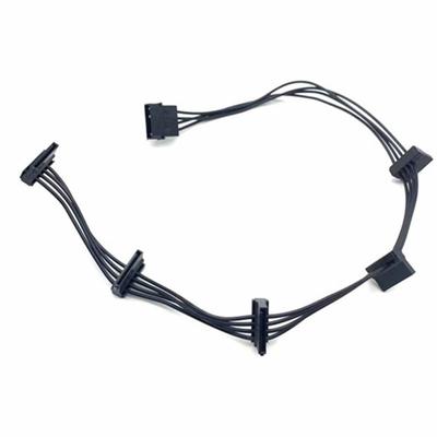 SATA/4PIN SATA Power Cable 1 Male To 5 Female IDE Male Hard Drive Splitter Cable Power Supply Multi-purpose SATA Extension Cable