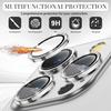 Protection Caméra - pour iPhone - 14 Pro/Pro Max - Verre Trempé - Aluminium Argenté - Anti-Rayures