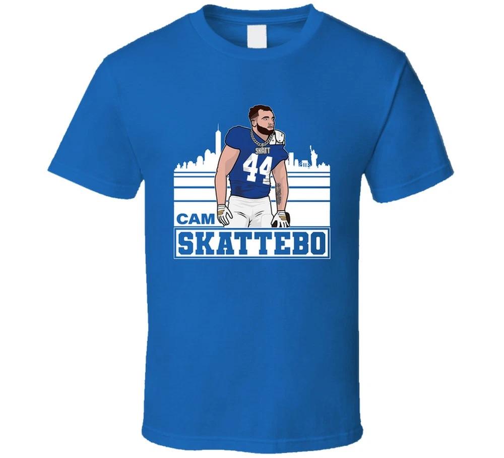 Cam Skattebo New York Skyline Football Fan T Shirt S