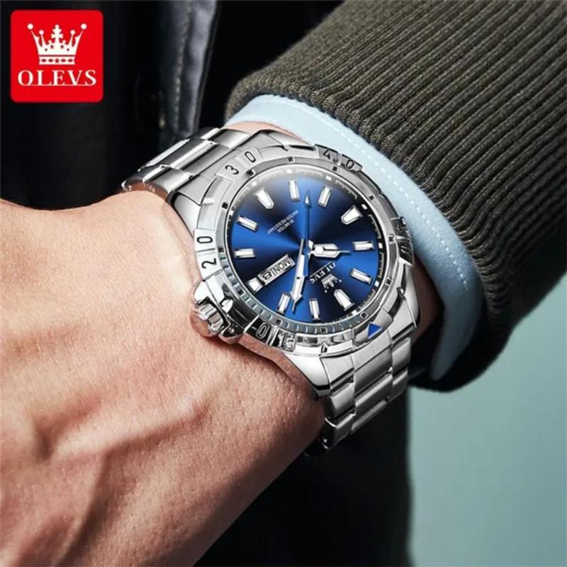 Diving Type Quartz Men's Watches Top Brand Classics Original Watch for Man Waterproof Luminous Stainless Steel Date Week Clock
