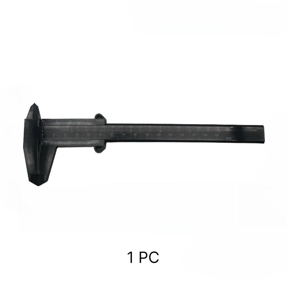0-150mm/5.91in Plastic Vernier Caliper, Dual Scale Inner Outer Diameter Depth Gauge DIY Household Measuring Tool