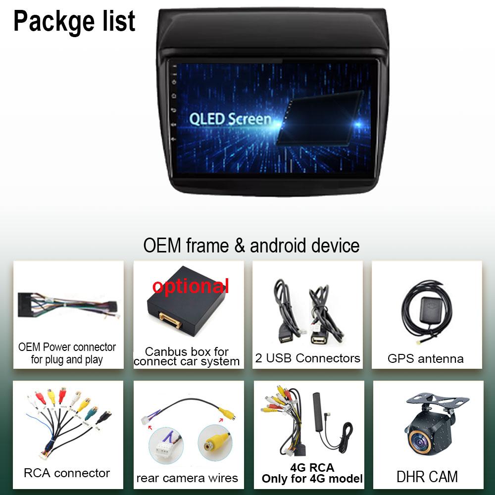 For Mitsubishi Pajero Sport 2 L200 Triton 2008 - 2016 Android Multimedia Car Player Navigation Radio Stereo NO 2DIN DVD WIFI HDR