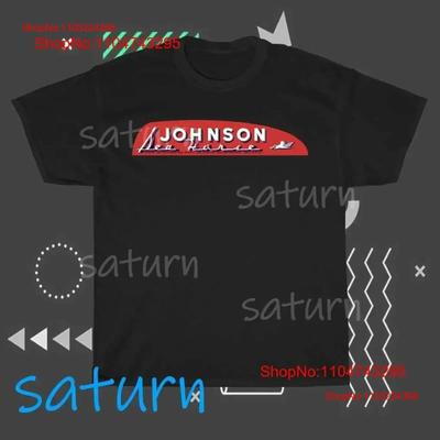 Johnson Outboards  Logo T Shirt Funny Size S To XL Vintage Washed Versatile Top For Everyday Wear Homme Breathable Soft