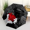 1PC Green Day Album Artwork Automatic Open/Close, 8-Rib Durable Frame Compact Travel Umbrella for Men & Women S1222040