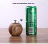 Adjustable Hand-Cranked Wooden Pepper Grinder for Freshly Ground Black and Sichuan Peppercorns