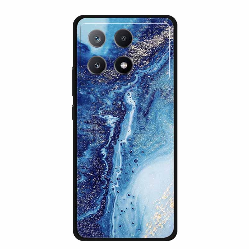 Marble Pattern Phone Case for Poco X6 Pro Clear Edge Cover Funda for Xiaomi Poco X 6 Pro Soft Transparent Coque Color Back Shell