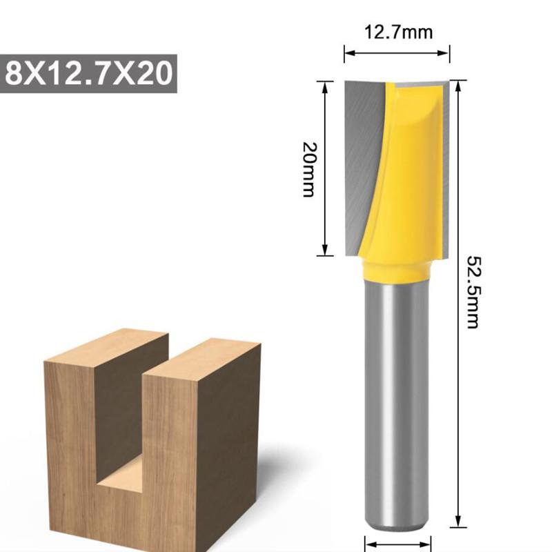 8mm Cleaning Bottom Engraving Bit Solid Carbide Router Bit Woodworking Tools CNC Milling Cutter Endmill for Wood