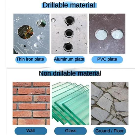 Set Burghie cu Coadă Hexagonală Acoperite cu Titan Design Canelură Dreaptă Rezistent la Rugină Rezistență Ridicată Kit Burghie pentru Lemn DIY