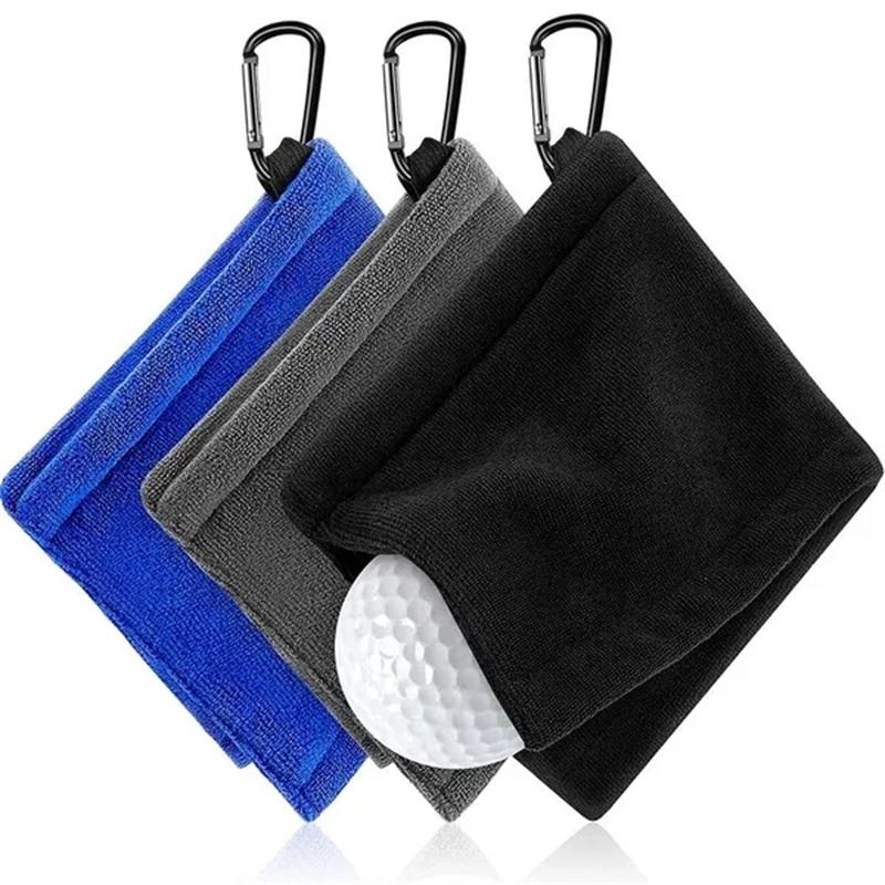 1/2 buc. Prosop de golf din microfibră uscat și umed cu cataramă, instrument de curățare a mingii de golf, accesorii pentru sport de golf