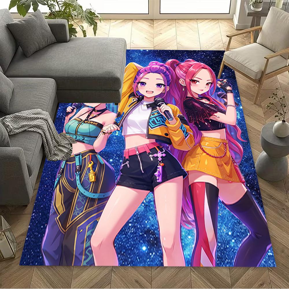 Galactic Trio Harmony Area Rug Suitable for Kitchen Study Room Dining Room Hallway Antislip Carpet Anime Office Decor Birthday/Christmas Gift