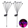 2Pcs LED Solar Scary Eyeball Swaying Lights Realistic 3D Design