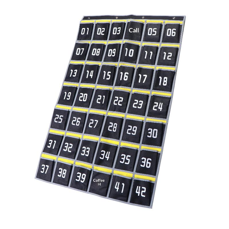 Wandmontierter Telefonorganizer Mehrere Taschen 24 Fächer Hängende Tasche für Lagerung im Klassenzimmer oder Büro