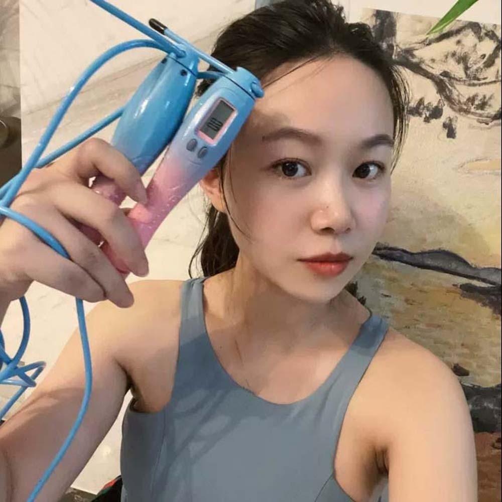 Contrast Color Counting Rope Skipping 2.8M Length Fitness Jump Rope Training