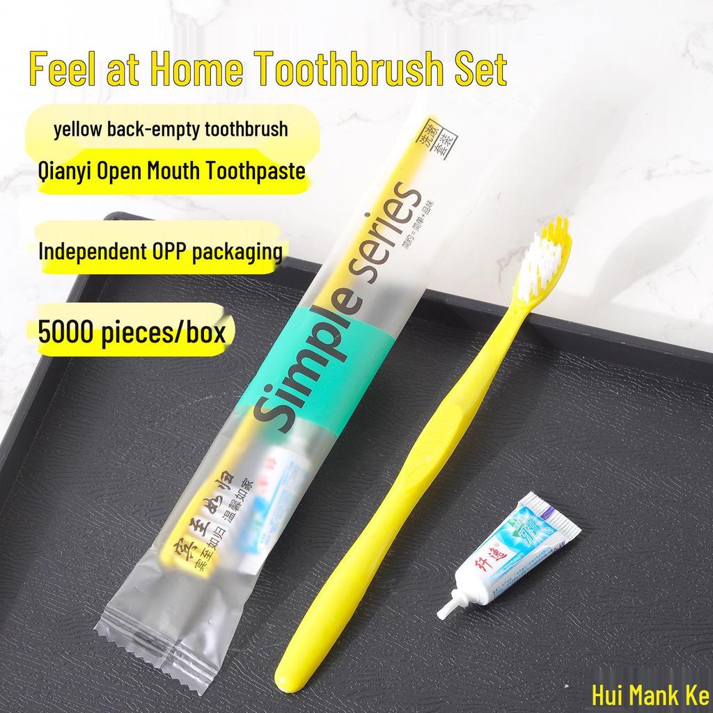 Deluxe Disposable Toiletry Set: Includes Toothbrush, Toothpaste, and Comb for Hotel, B&B, or Guest Use