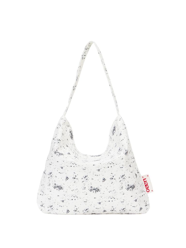Uaao Chilo Basic Cotton Eco Shoulder Bag (White Oreo)
