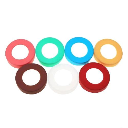 Cltgxdd Silicone Bottom Cover for Vacuum Insulated Water Bottles and Mobile Mug Bottoms, 9cm Diameter, 12 Colors, Protective Cover, Non-Slip, Noise-Re