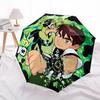 1pc Ben 10 Automatic Folding Cute Umbrella - Compact 8-Rib Design, Durable Plastic & Iron, Perfect Gift for Friends & Family, Outdoor Umbrella, Fashio