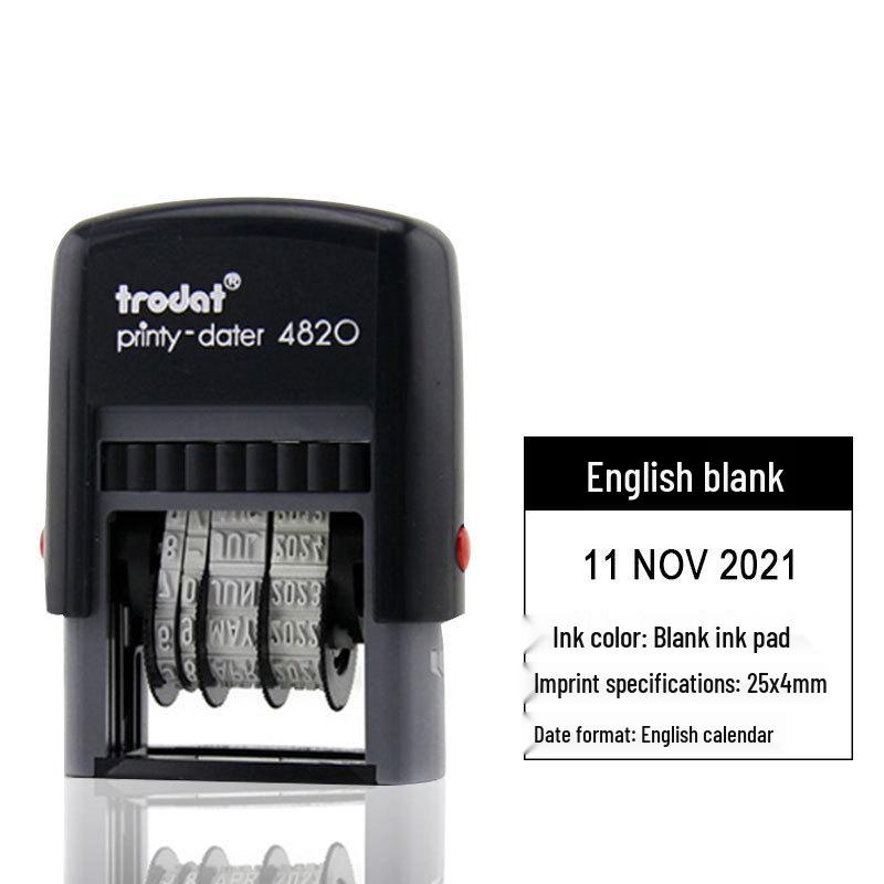 Zhuoda 4810 Automatic Adjustable Date Stamp with Ink Dispensing