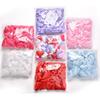 AKOAK 100 Pcs Love Heart Shaped Sponge Petals Handmade DIY Petal Birthday Table Wedding Party Supplies Decoration (Rose red)
