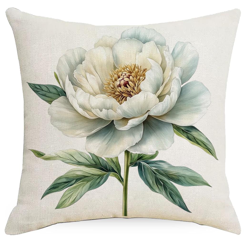 Retro Farmhouse Pillowcase Floral Animal Home Sofa Cushion Pillowcase