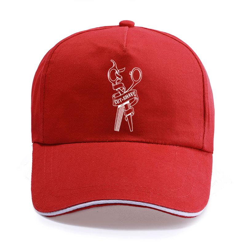 New Summer Cut Shave Sign Haircuts For Unisex BARBERSHOP Baseball Cap Unisex Women Unisex Cotton Hat Snapback Hats Trucker Caps