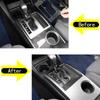Real Carbon Fiber Center Control Gear Shift Cover Trim For Toyota Tacoma 11-15