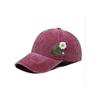 Vintage Flowers Embroidery Baseball Cap Washed Cotton Adjustable Baseball Hats Floral Cap For Man Women