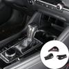 Car Gear Head Shift Knob Handle Cover Trim Sticker  For Mazda 3 BP Axela CX-30 CX30 CX-50 2020-2025 ABS Carbon Fiber Accessories