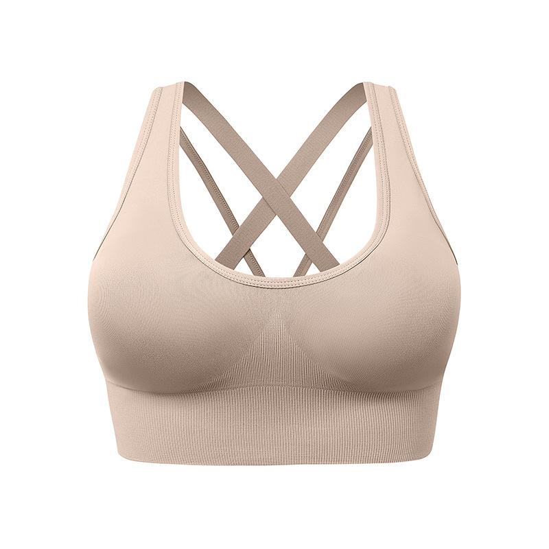 Women Shockproof Beautiful Back Sports Bra With Removable Pads For Running Fitness Yoga