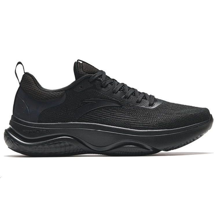 Anta Shifting 4 Comfortable Shock Absorption Non-Slip Wear-Resistant Breathable Low-Top Training Shoes Men Sneaker Black 112337718-4